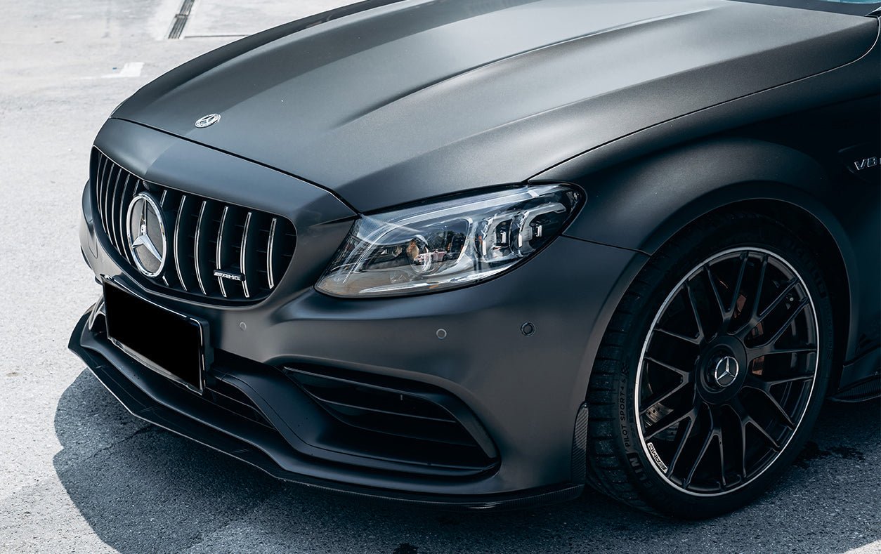 2015 - 2021 Mercedes Benz W205 C63/S AMG Coupe BKSS Style Carbon Fiber Front Lip