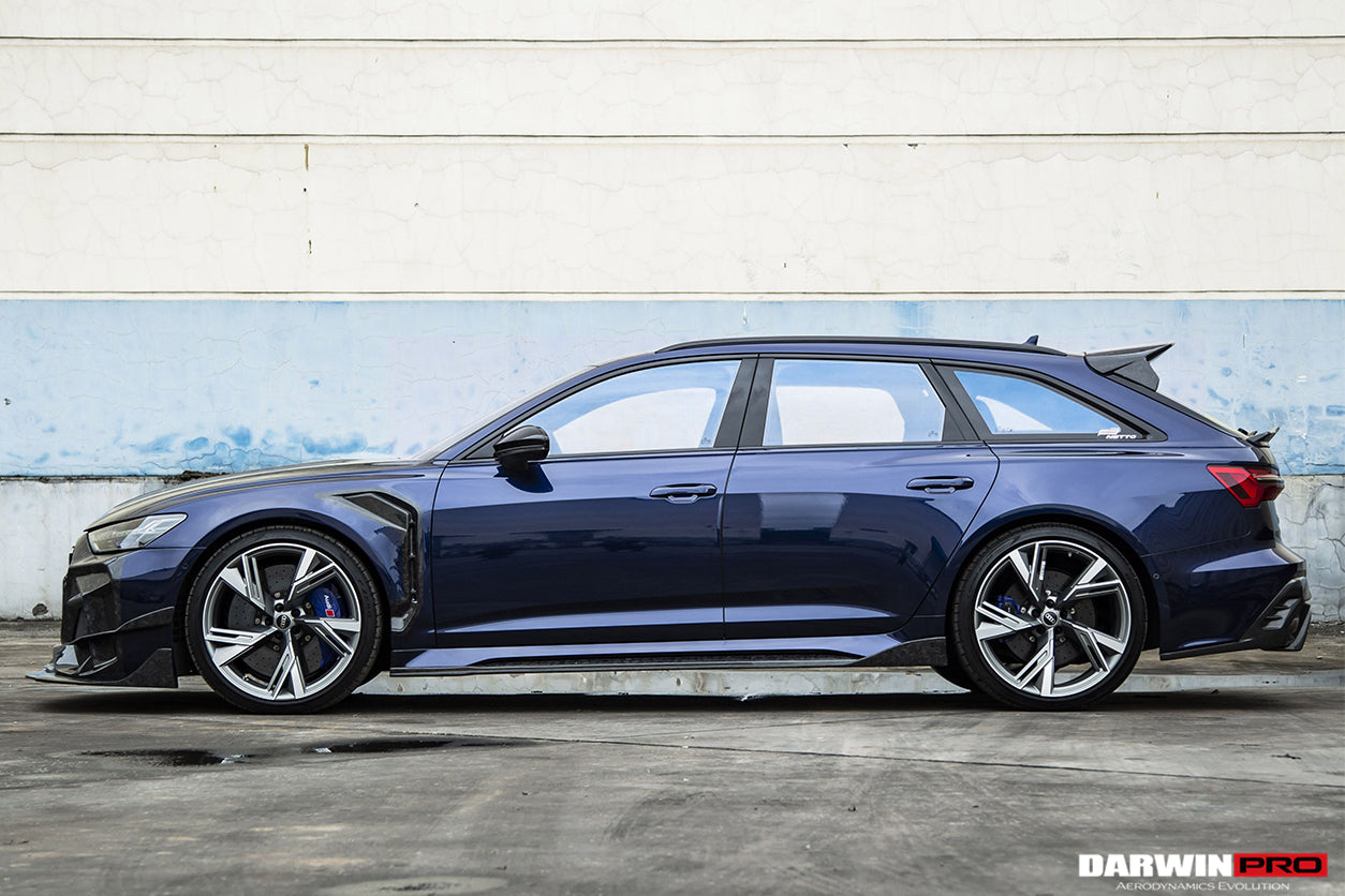 2019 - 2025 Audi RS6 Avant C8 & RS7 Quattro BKSS Style Rear Diffuser