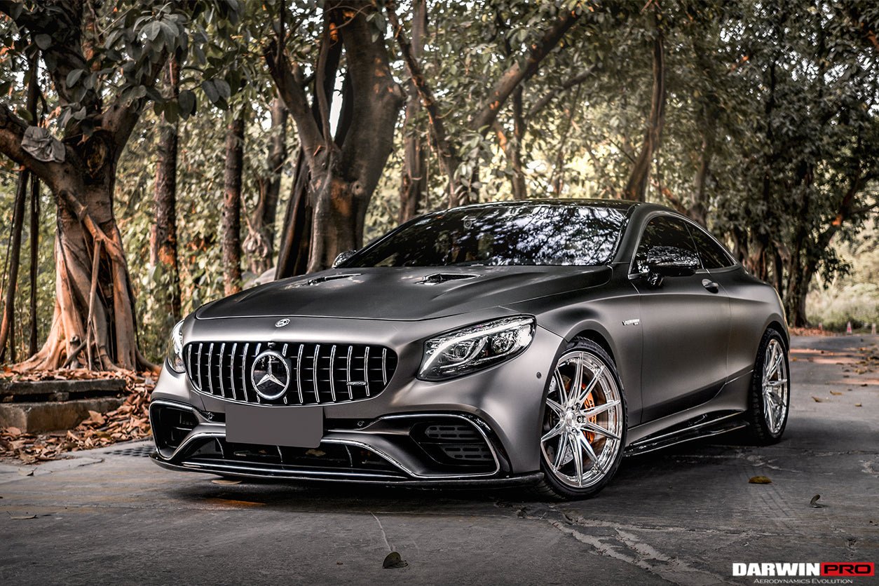 2018 - 2021 Mercedes Benz C217 S63 & S65 AMG Coupe BKSS Style Carbon Fiber Front Lip