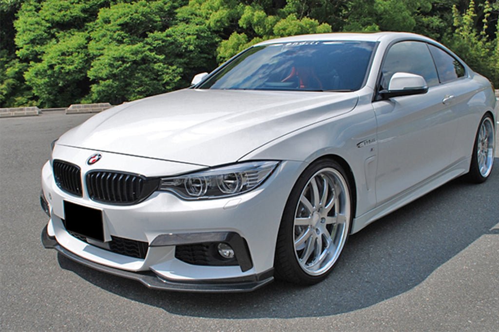 2014-2017 BMW 4 Series F32 F33 M Sport ECC Style Carbon Fiber Front Lip