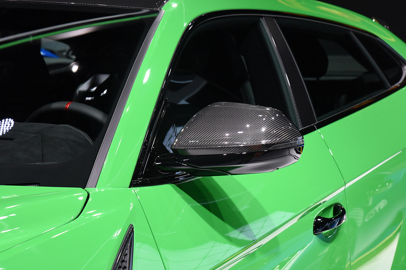 2018 - 2024 Lamborghini URUS Convert 2023 Performante Dry Carbon Fiber Mirror Housing (No BSA holes)
