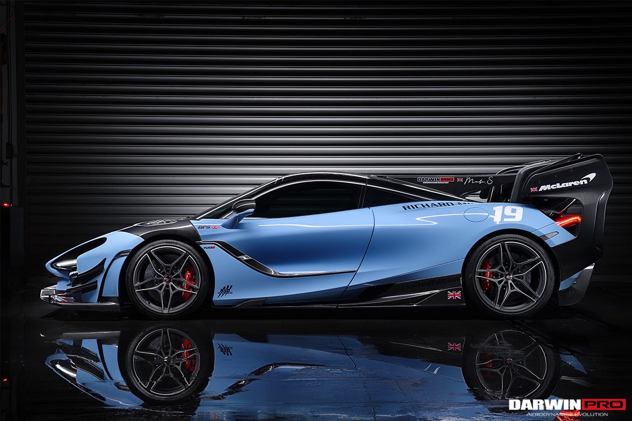 2017 - 2021 McLaren 720S Se²NWB Style Carbon Fiber Side Skirts
