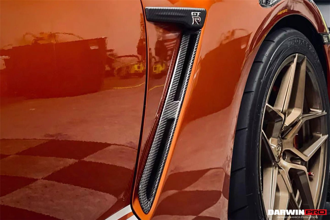 2008 - 2022 Nissan GTR R35 CBA/DBA/EBA Carbon Fiber Fender Vents