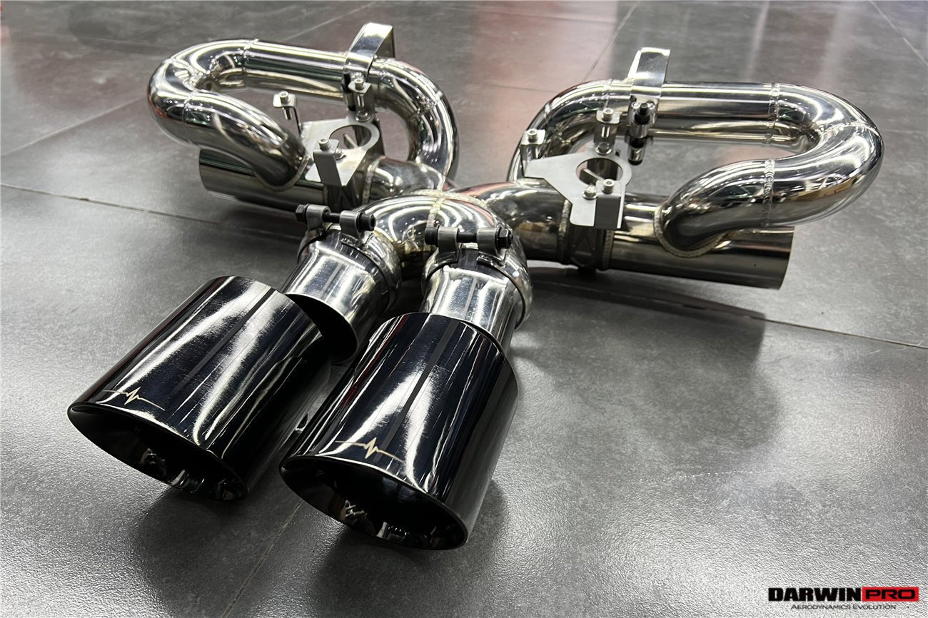 2019 - 2024 Porsche 911 992 Carrera/S/4/4S/Targa/Cabriolet Exhaust (for GT3 Style Bumper)