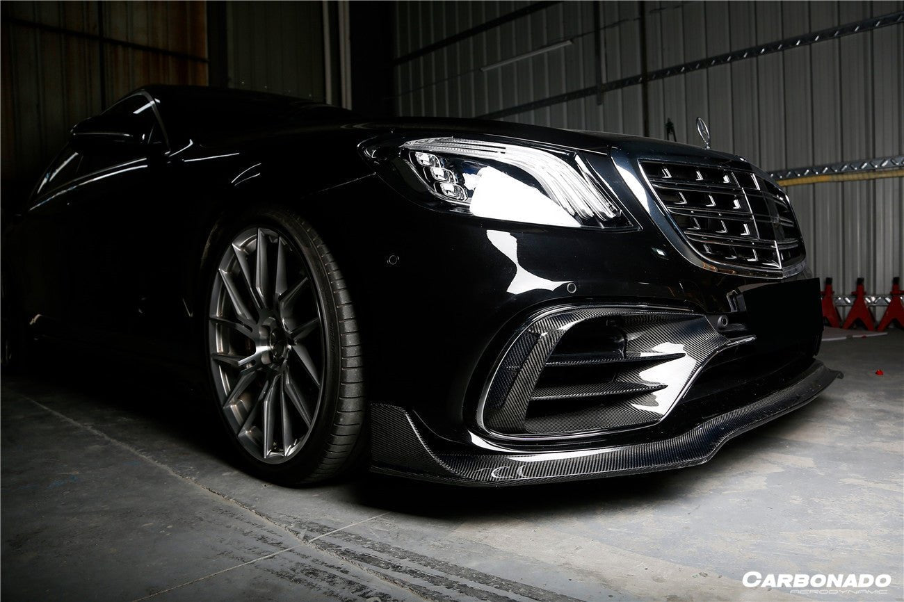 2017 - 2020 Mercedes Benz S63 W222 Sedan MSY Style Front Lip