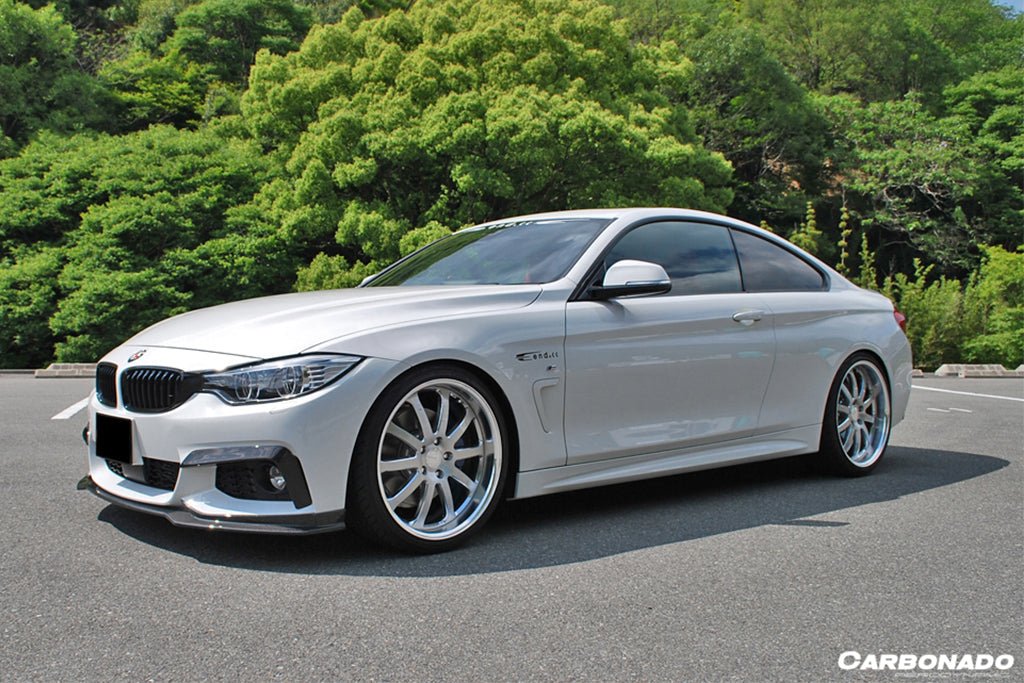 2014-2017 BMW 4 Series F32 F33 M Sport ECC Style Carbon Fiber Front Lip