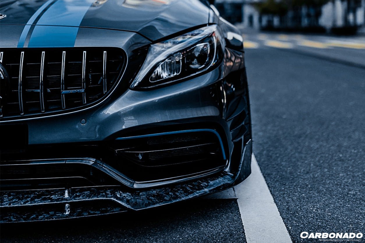 2015 - 2021 Mercedes Benz W205 C63 & S AMG Coupe BR Style Front Lip