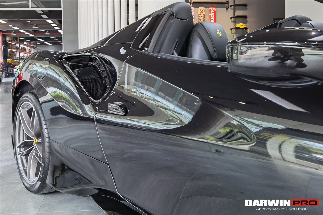 2015 - 2020 Ferrari 488 GTB & Spyder Pista Style Quarter Panel Side Scoops
