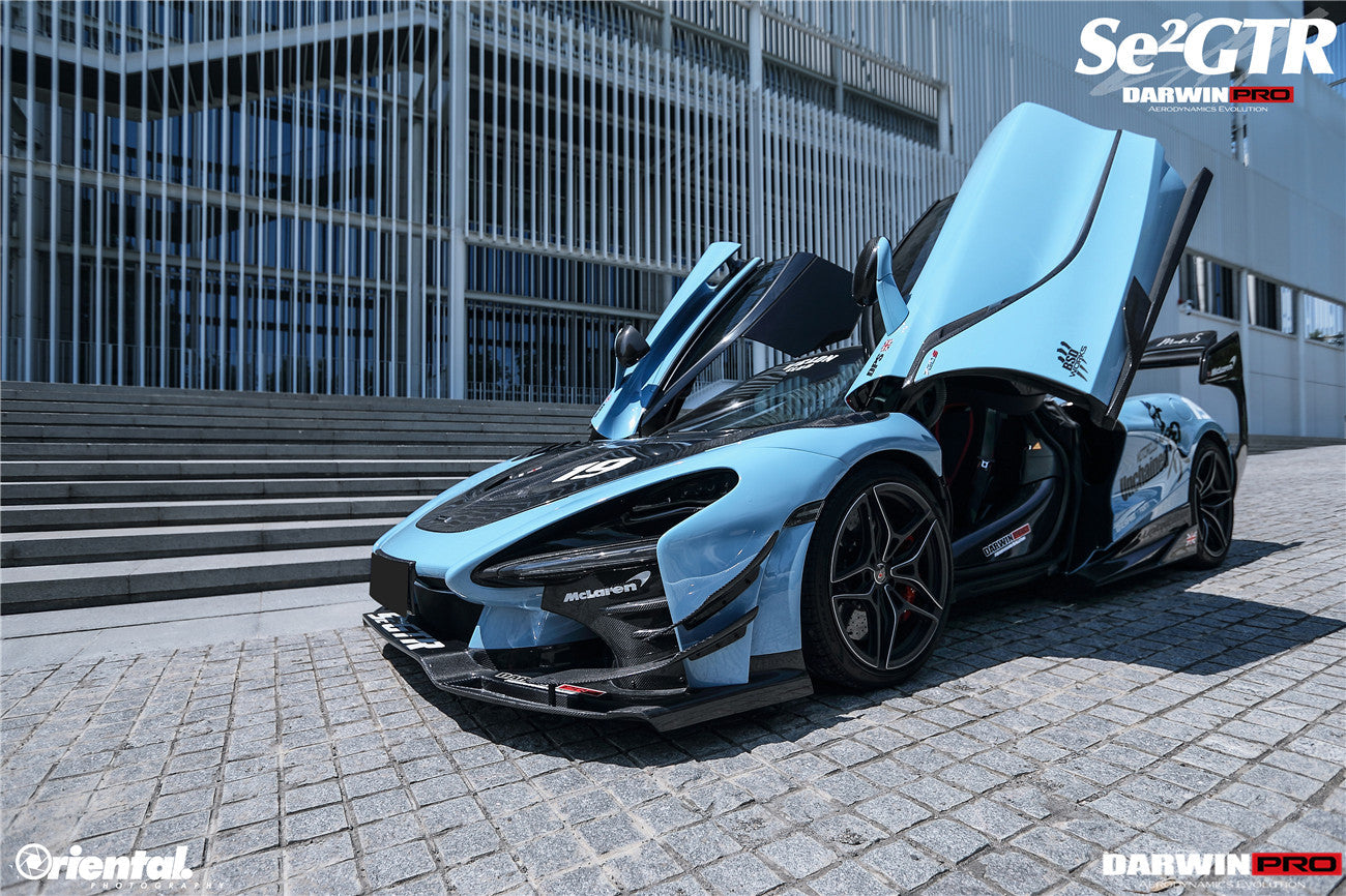 2017 - 2021 McLaren 720s Se²NWB Style Carbon Fiber Side Door Trims