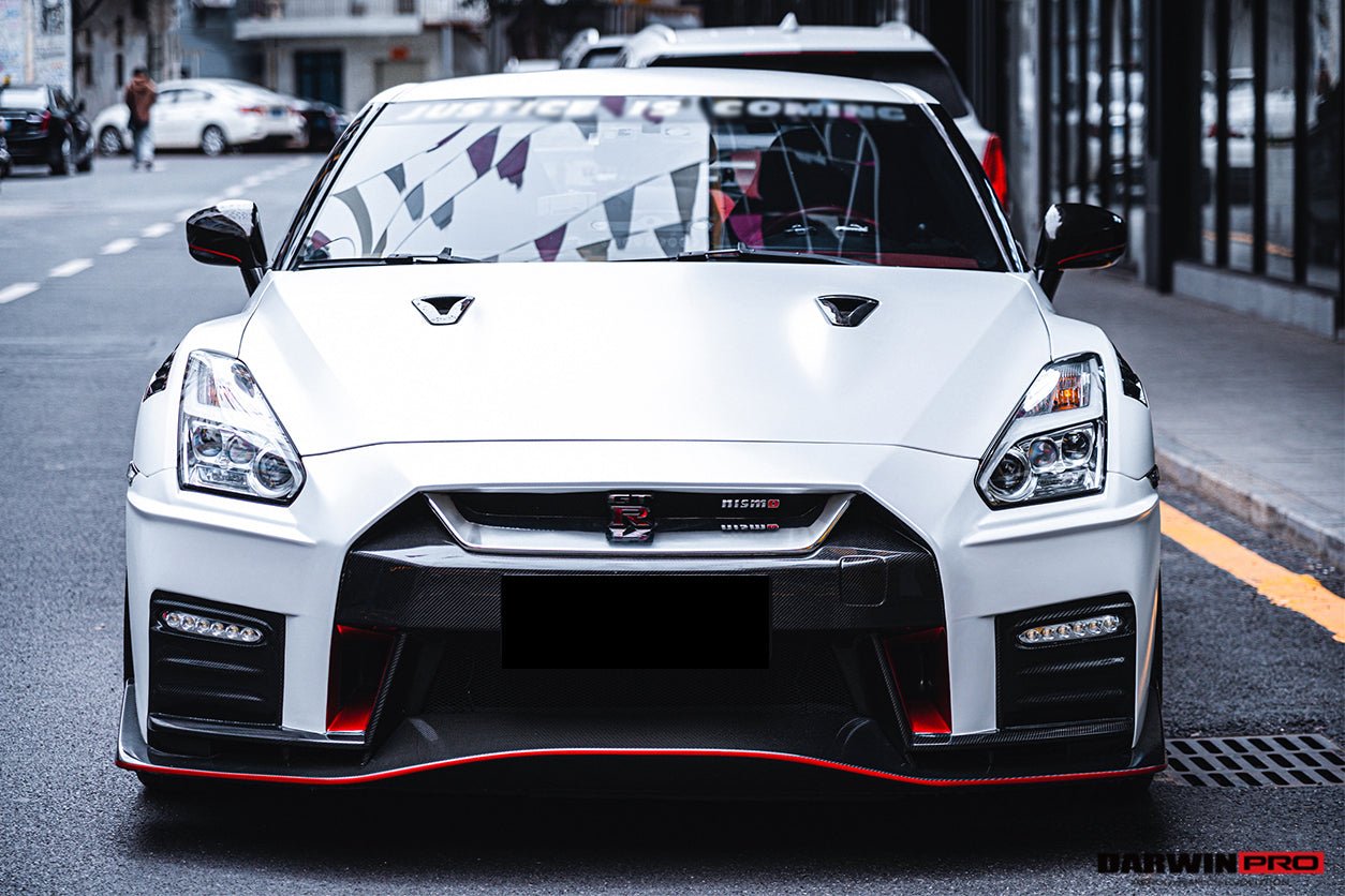 2008-2016 Nissan GTR (R35) Ver17 NSM Style Carbon Fiber Front Bumper