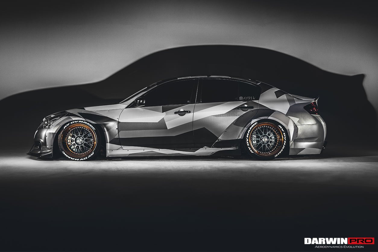 2010 - 2013 Infiniti G25/G37 Sedan BKSS Style Side Skirts