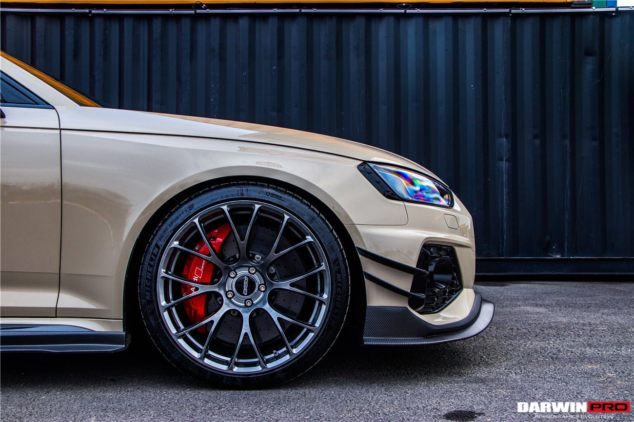 2020 - 2024 Audi RS4 B9.5 BKSS Style Carbon Fiber Front Lip