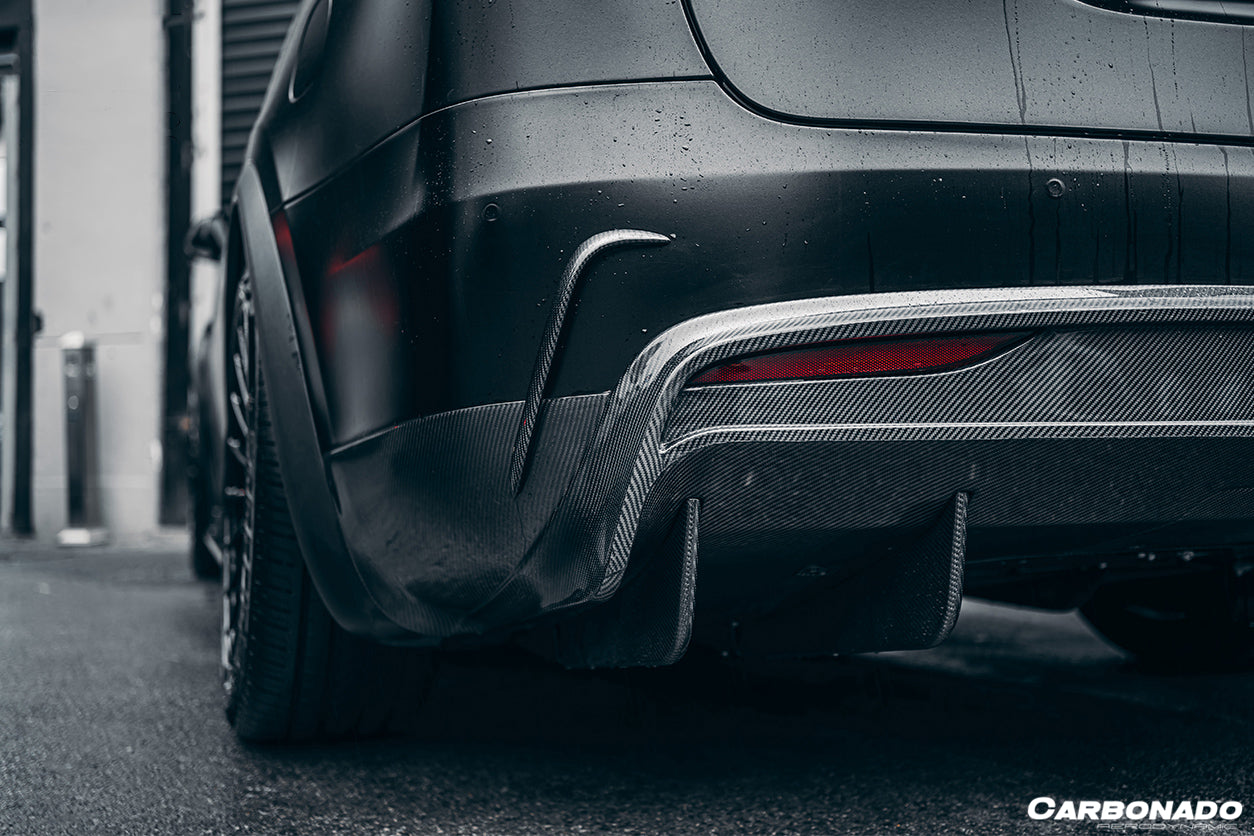 2019 - 2021 Tesla Model X SUV RZS Style Carbon Fiber Full Kit