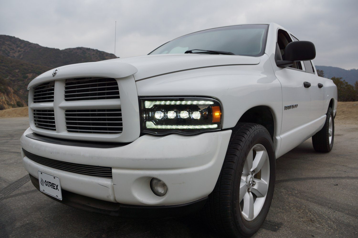 02-05 Dodge Ram NOVA-Series LED Projector Headlights Alpha-Black | AlphaRex