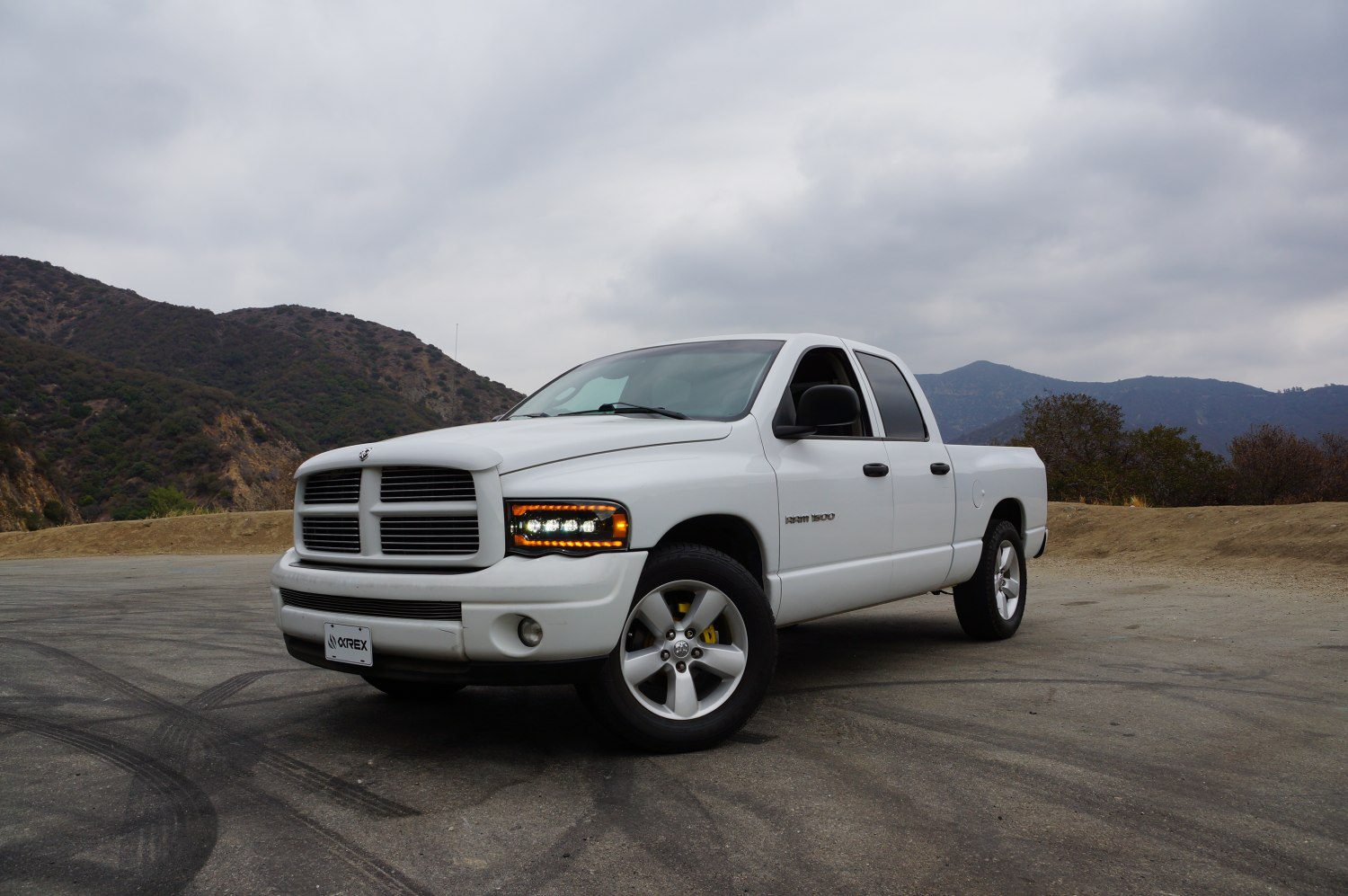 02-05 Dodge Ram NOVA-Series LED Projector Headlights Alpha-Black | AlphaRex