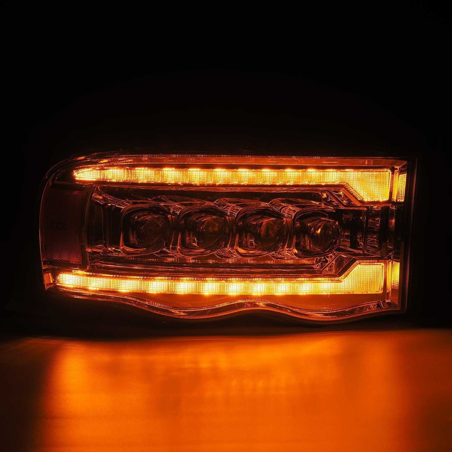 02-05 Dodge Ram NOVA-Series LED Projector Headlights Chrome | AlphaRex