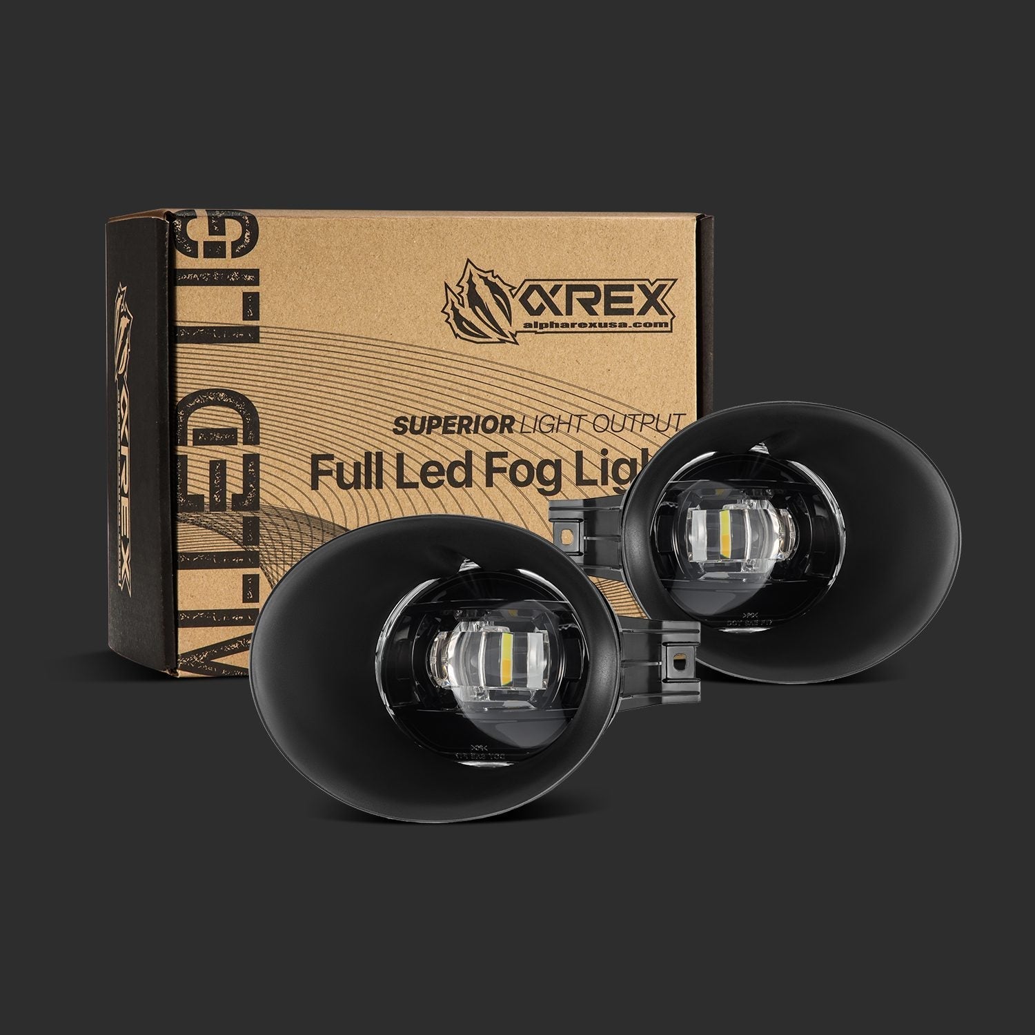 02-08 Dodge Ram 1500/03-09 Ram 2500/3500/04-06 Durango DoubleTap Dual Color LED Projector Fog Lights | AlphaRex