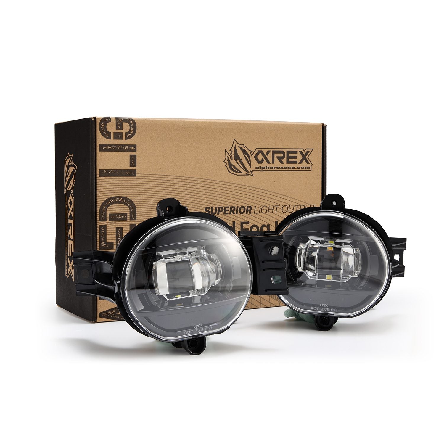 02-08 Dodge Ram 1500/03-09 Ram 2500/3500/04-06 Durango DoubleTap Dual Color LED Projector Fog Lights | AlphaRex