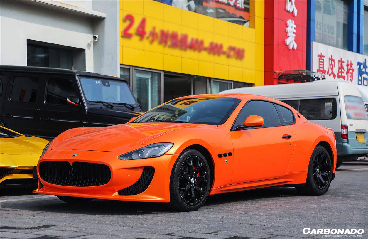 2008-2018 Maserati GranTurismo DC Style Front Bumper - Carbonado