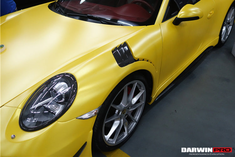 2012 - 2015 Porsche 911 991.1 Carrera/Targa S/4/4S GT3RS Style Partial Carbon Fiber Fender