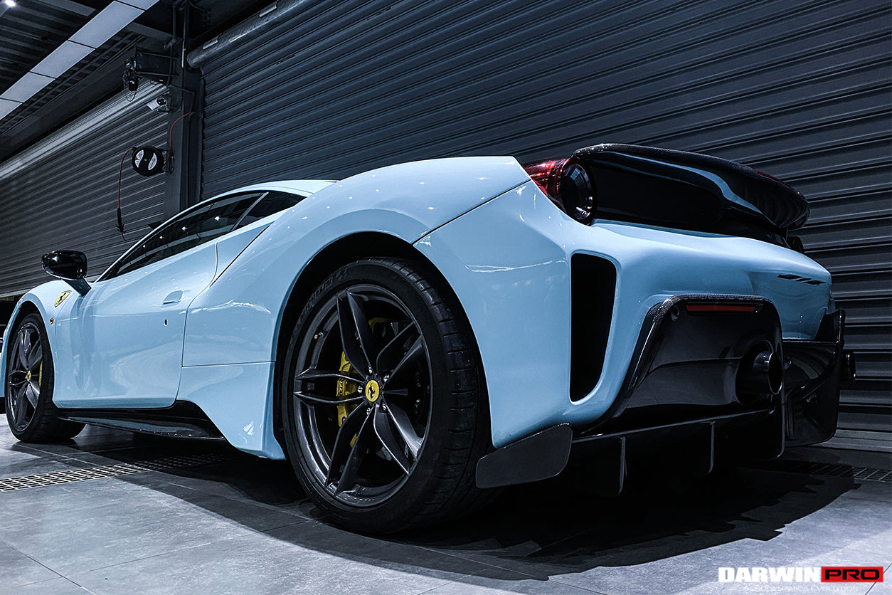 2015 - 2020 Ferrari 488 GTB & Spyder Pista Style Side Skirts