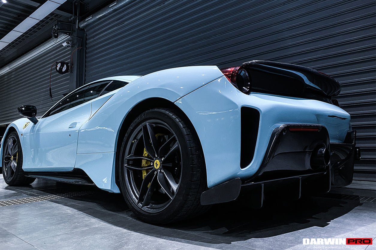 2015 - 2020 Ferrari 488 GTB & Spyder Pista Style Side Skirts