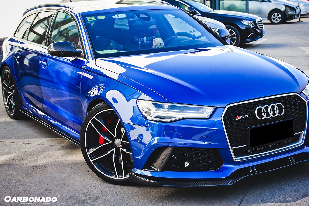2013 - 2018 Audi RS6 Avant BS Style Carbon Fiber Front Lip