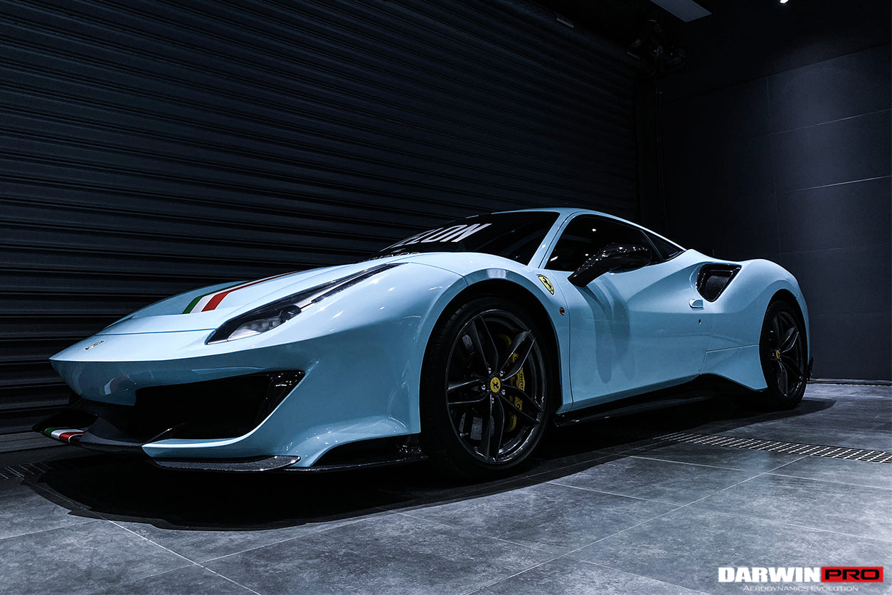 2015 - 2020 Ferrari 488 GTB & Spyder Pista Style Side Skirts