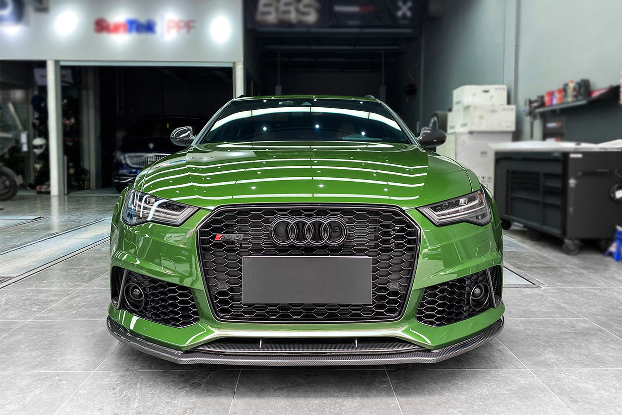2013 - 2018 Audi RS6 Avant Carbon Fiber Carbon Fiber Front Lip