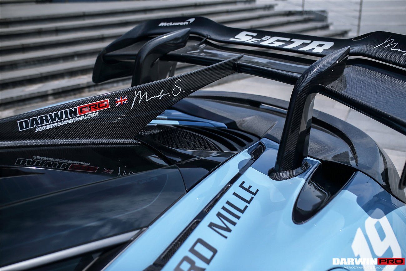 2017 - 2022 McLaren 720S Se²GTR Style Trunk Wing with Side Winglets