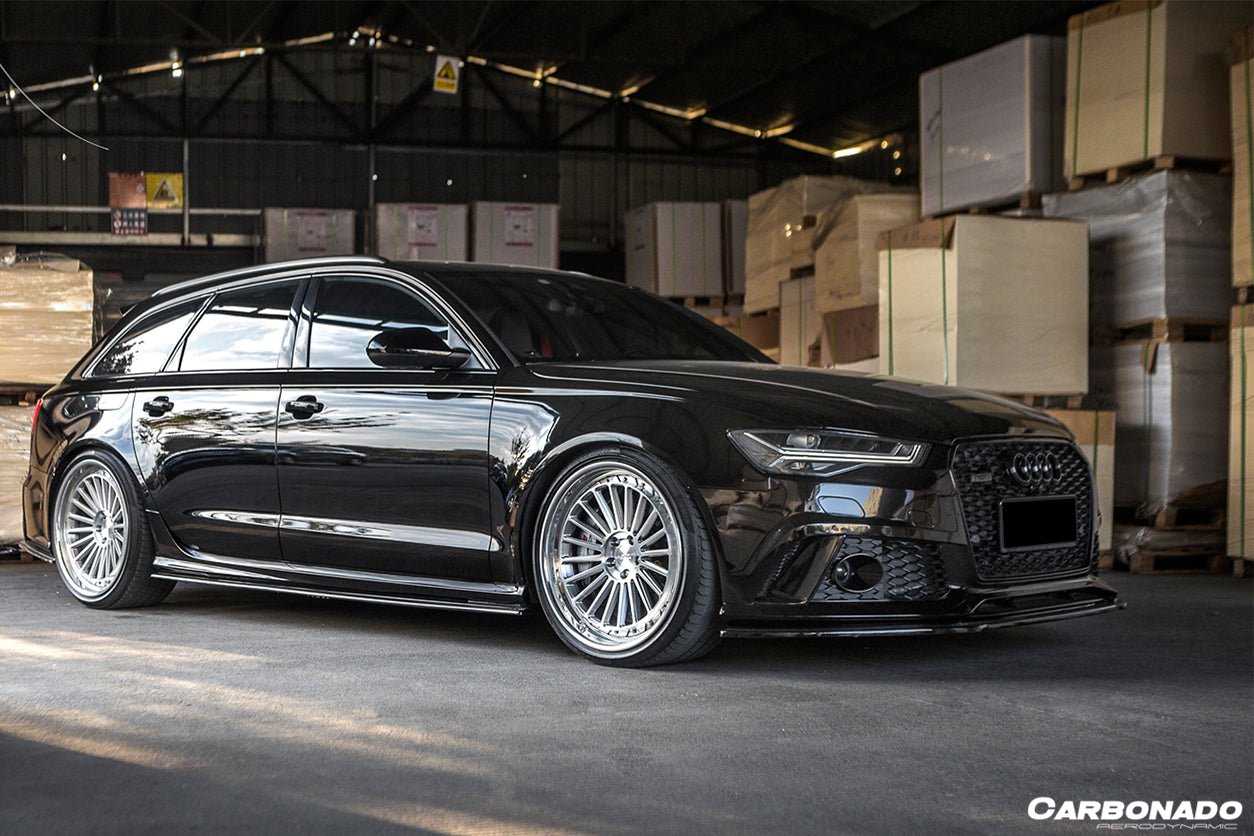 2013 - 2018 Audi RS6 Avant MN Style Carbon Fiber Side Skirts