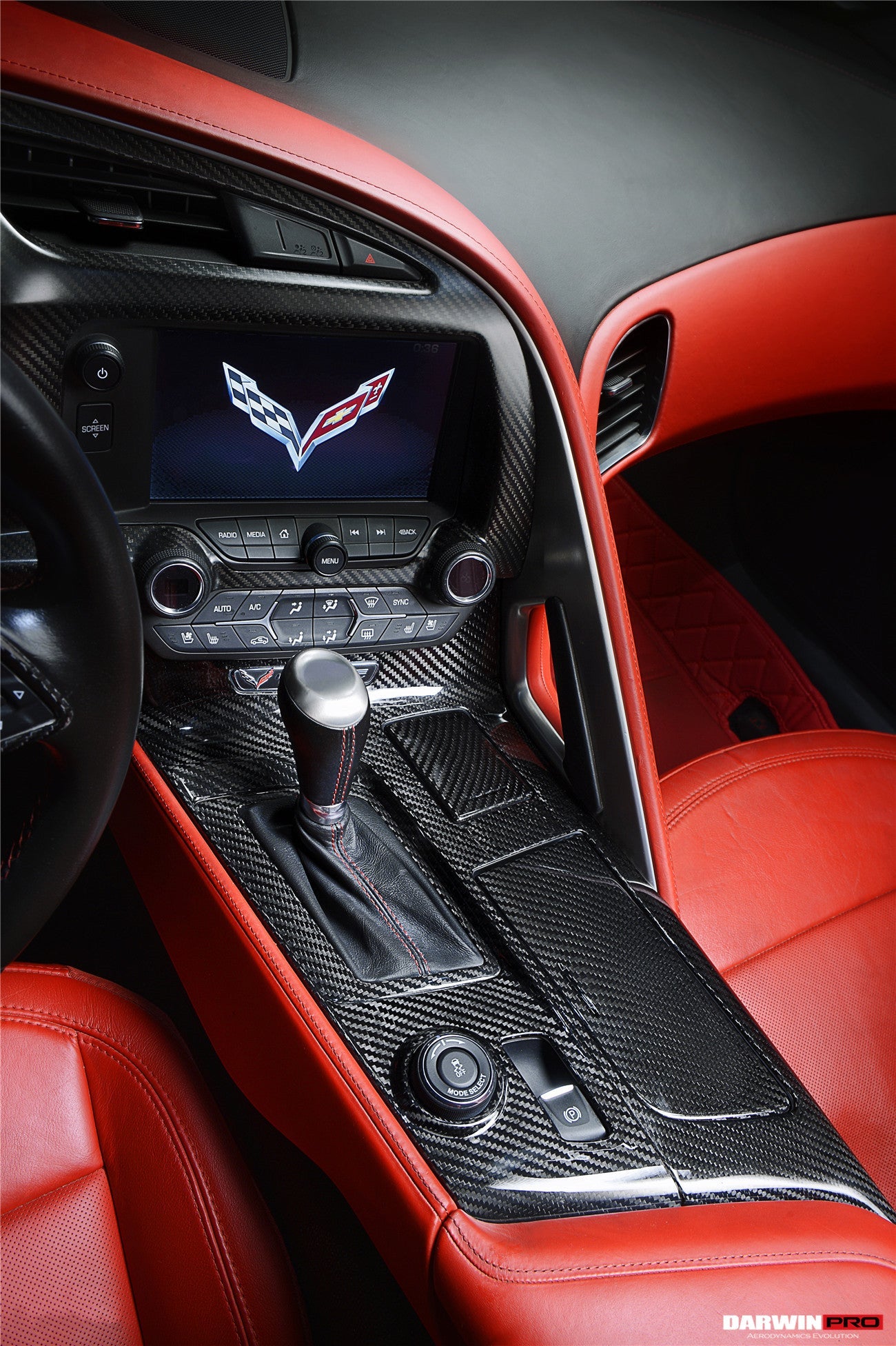 2013 - 2019 Corvette C7 Z06 Grandsport Dry Carbon Fiber Interior Cup Holder Cover Panel Trim