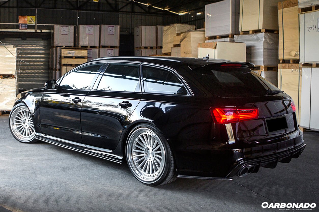 2013 - 2018 Audi RS6 Avant MN Style Carbon Fiber Side Skirts