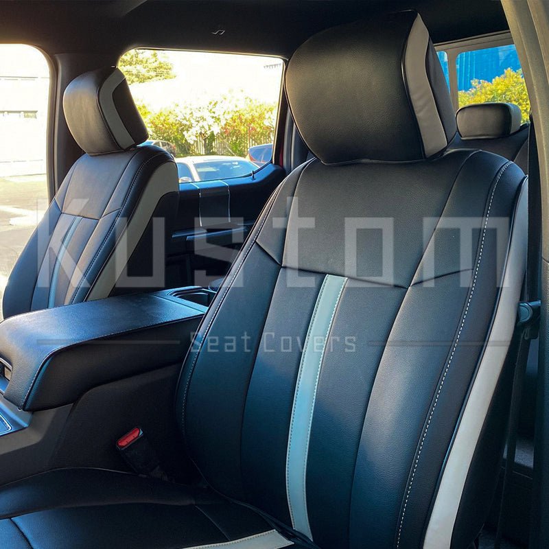 2015-20-ford-f-150-15-22-f-250-f-350-custom-interior-seat-coversGenuine Leather (Custom Order)
