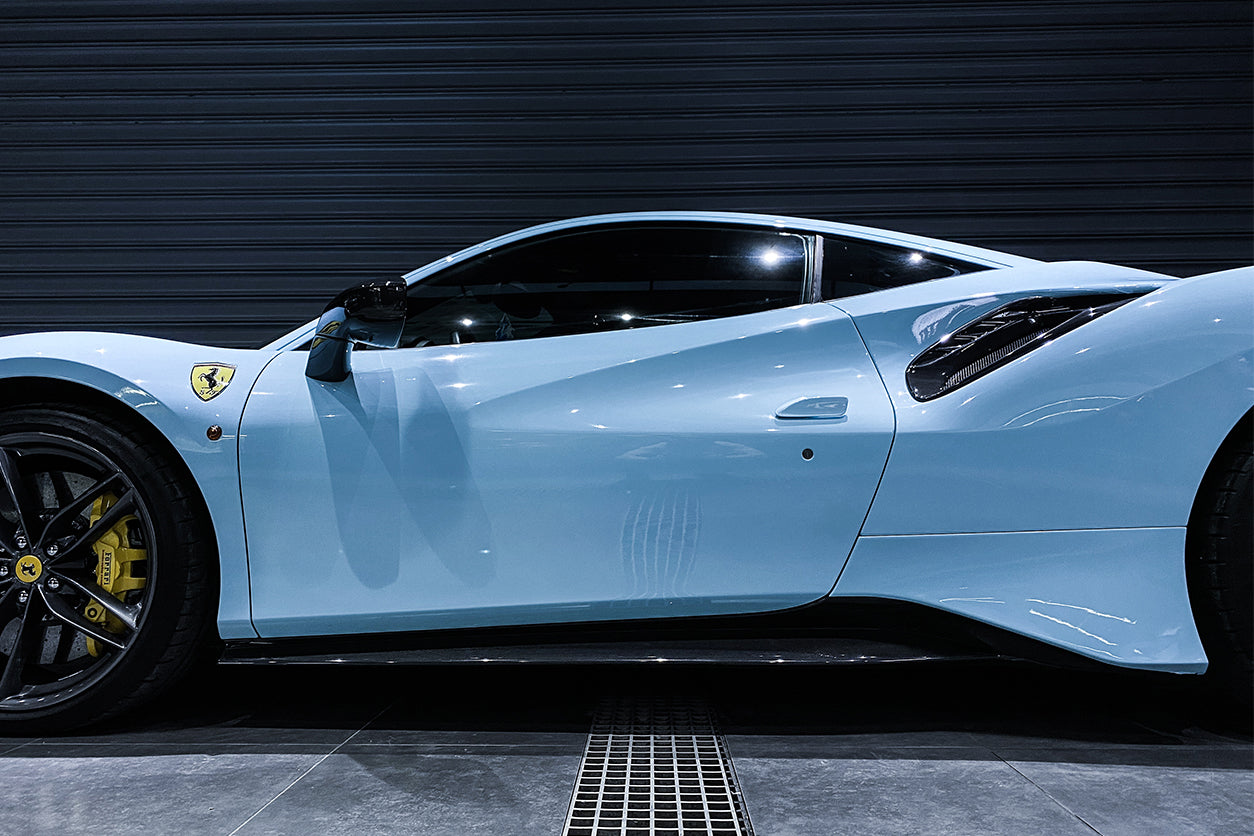 2015 - 2020 Ferrari 488 GTB & Spyder Pista Style Side Skirts