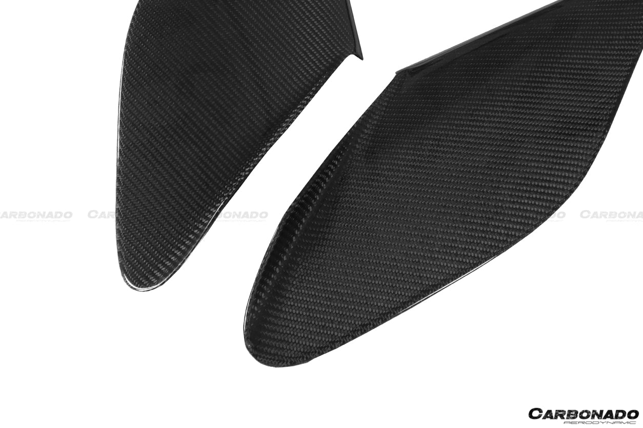 2015-2020 Ferrari 488 MSY Style Carbon Fiber Side Air Intake Fins