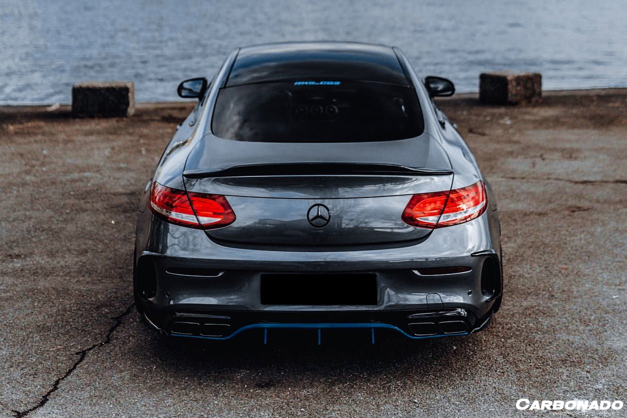 2015 - 2021 Mercedes Benz C-Class W205 Coupe PS Style Trunk Spoiler