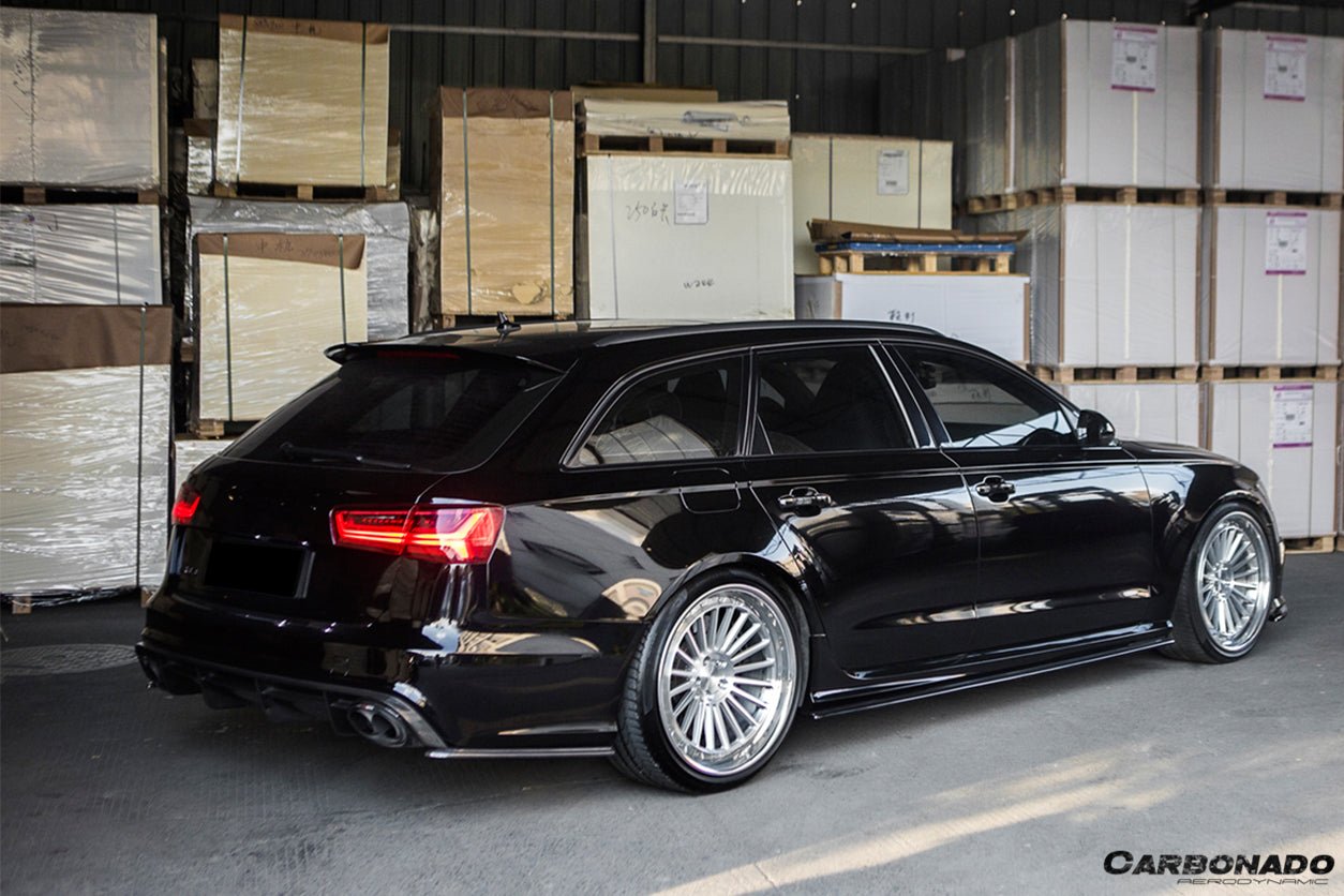 2013 - 2018 Audi RS6 Avant MN Style Carbon Fiber Side Skirts