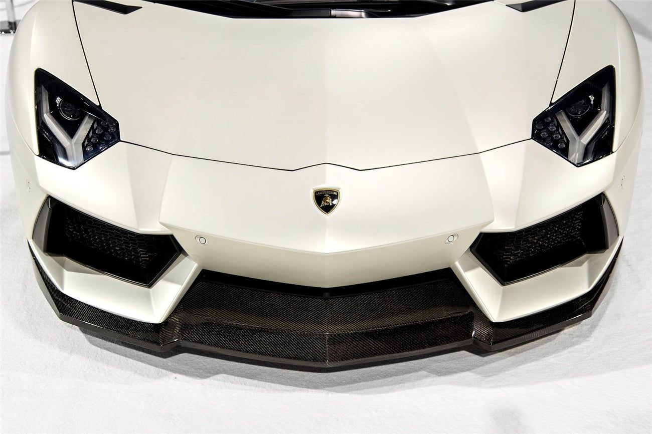 2011-2016 Lamborghini Aventador DC Style Carbon Fiber Front Lip