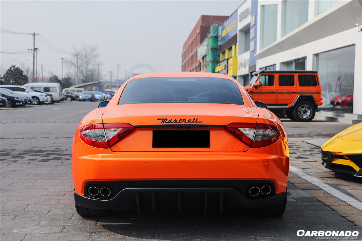2008 - 2013 Maserati GranTurismo MC Style Carbon Fiber Rear Diffuser