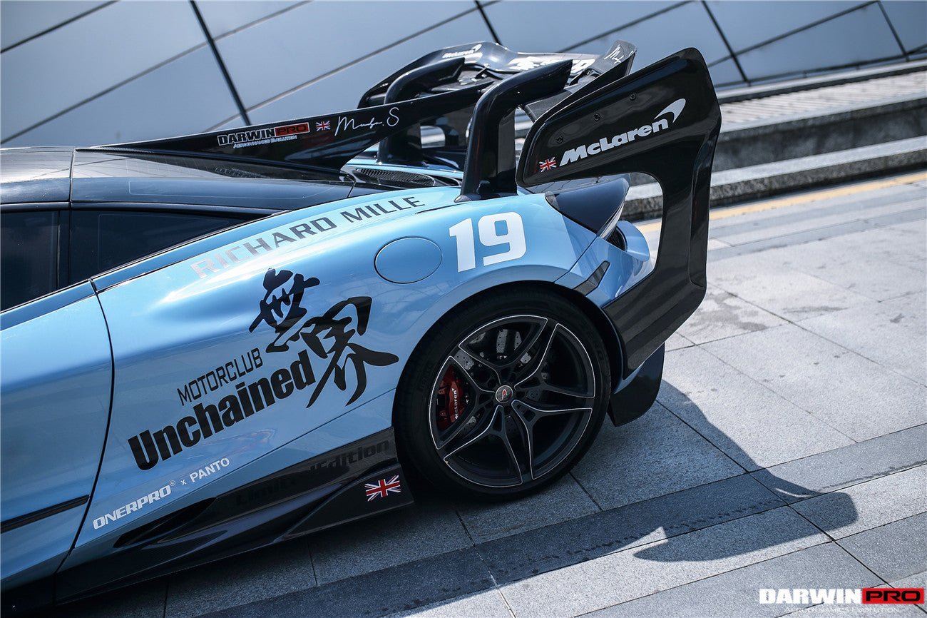 2017 - 2022 McLaren 720S Se²GTR Style Trunk Wing with Side Winglets