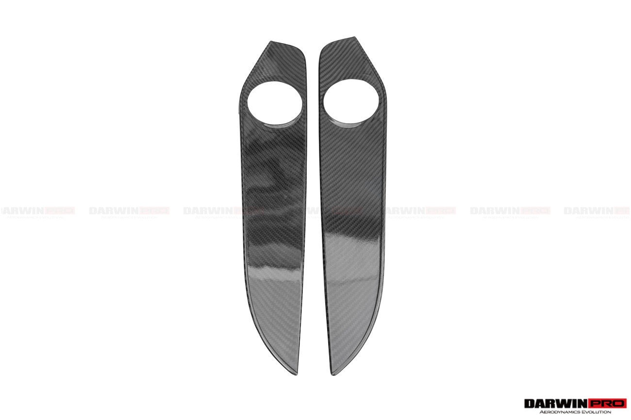 2015 - 2018 Mercedes Benz W205 C63/S AMG Sedan Carbon Fiber Interior Door Panel Trim Cover Strip