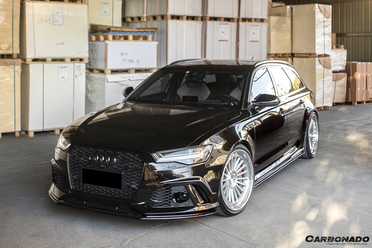 2013 - 2018 Audi RS6 Avant MN Style Carbon Fiber Front Lip