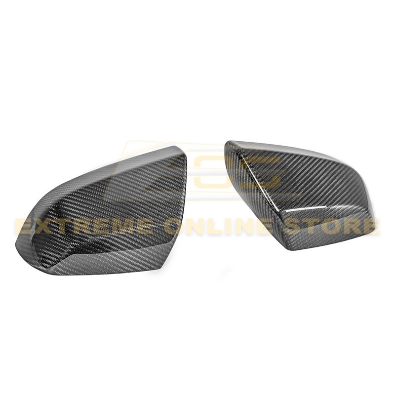 Cadillac ATS ATS-V CT4 CT4-V Dry Carbon Fiber Mirror Covers 2013-Up