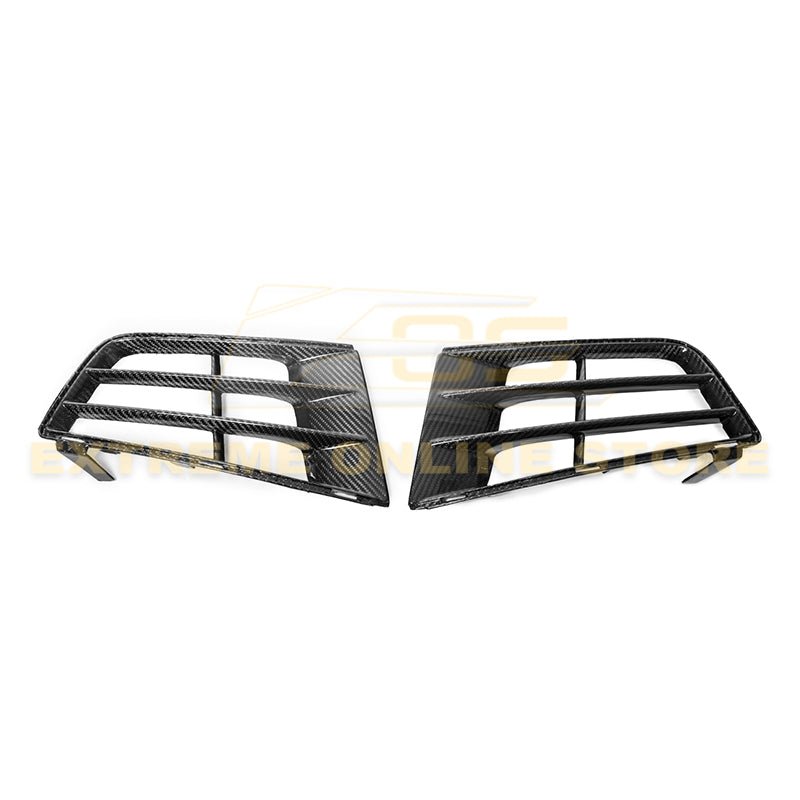 Cadillac CTS-V V3 Dry Carbon Fiber Front Grille Insert Set 2016-2019