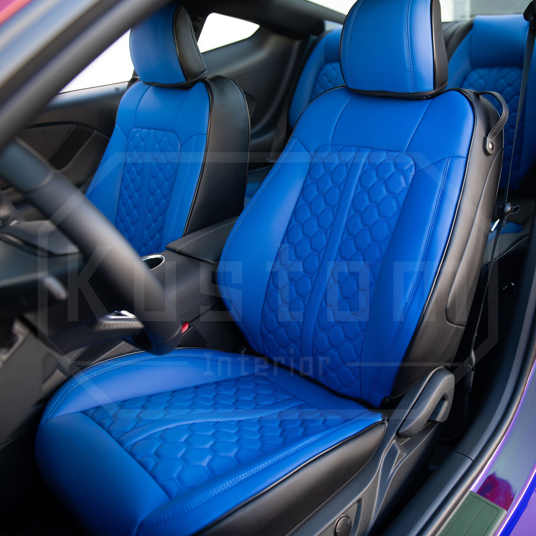 2015-23 Ford Mustang S550 Coupe Genuine Leather Seat Covers