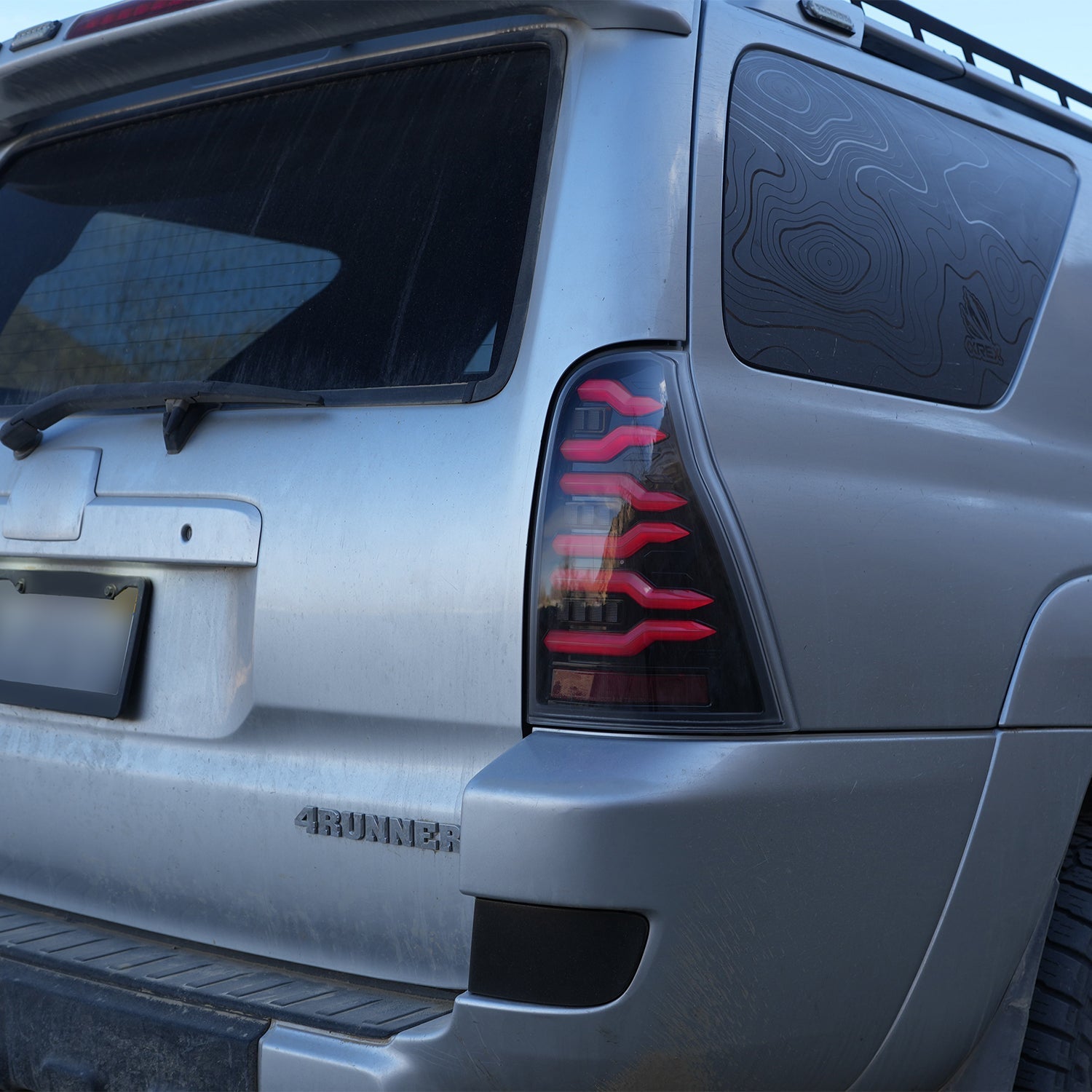 03-09 Toyota 4Runner LUXX-Series LED Tail Lights Black | AlphaRex