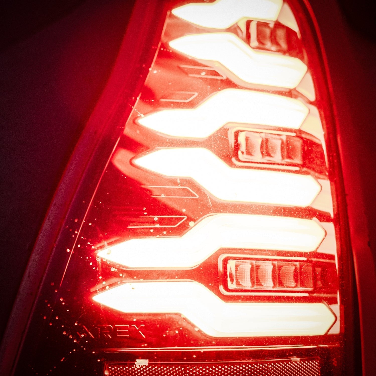 03-09 Toyota 4Runner LUXX-Series LED Tail Lights Black Red | AlphaRex