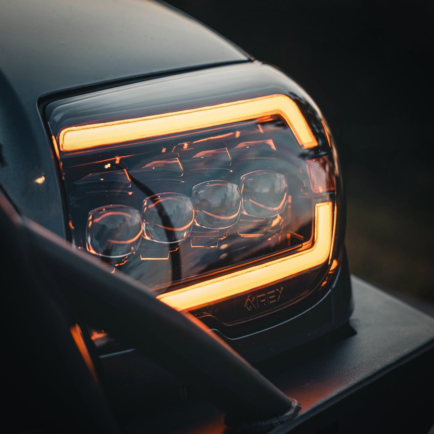 03-09 Toyota 4Runner NOVA-Series LED Projector Headlights Alpha-Black | AlphaRex