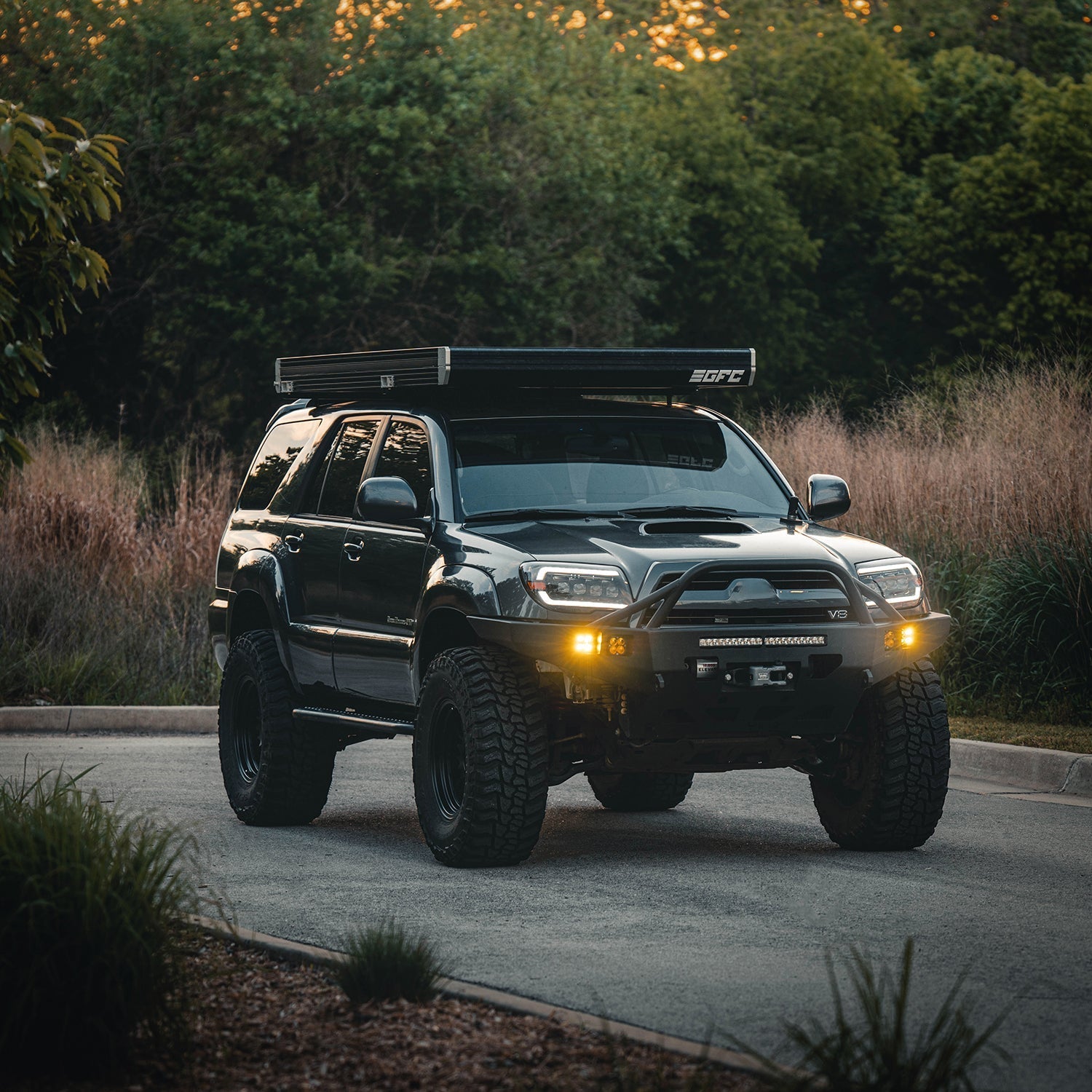 03-09 Toyota 4Runner NOVA-Series LED Projector Headlights Alpha-Black | AlphaRex